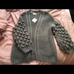 BNDI Bubble Sleeve Cardigan